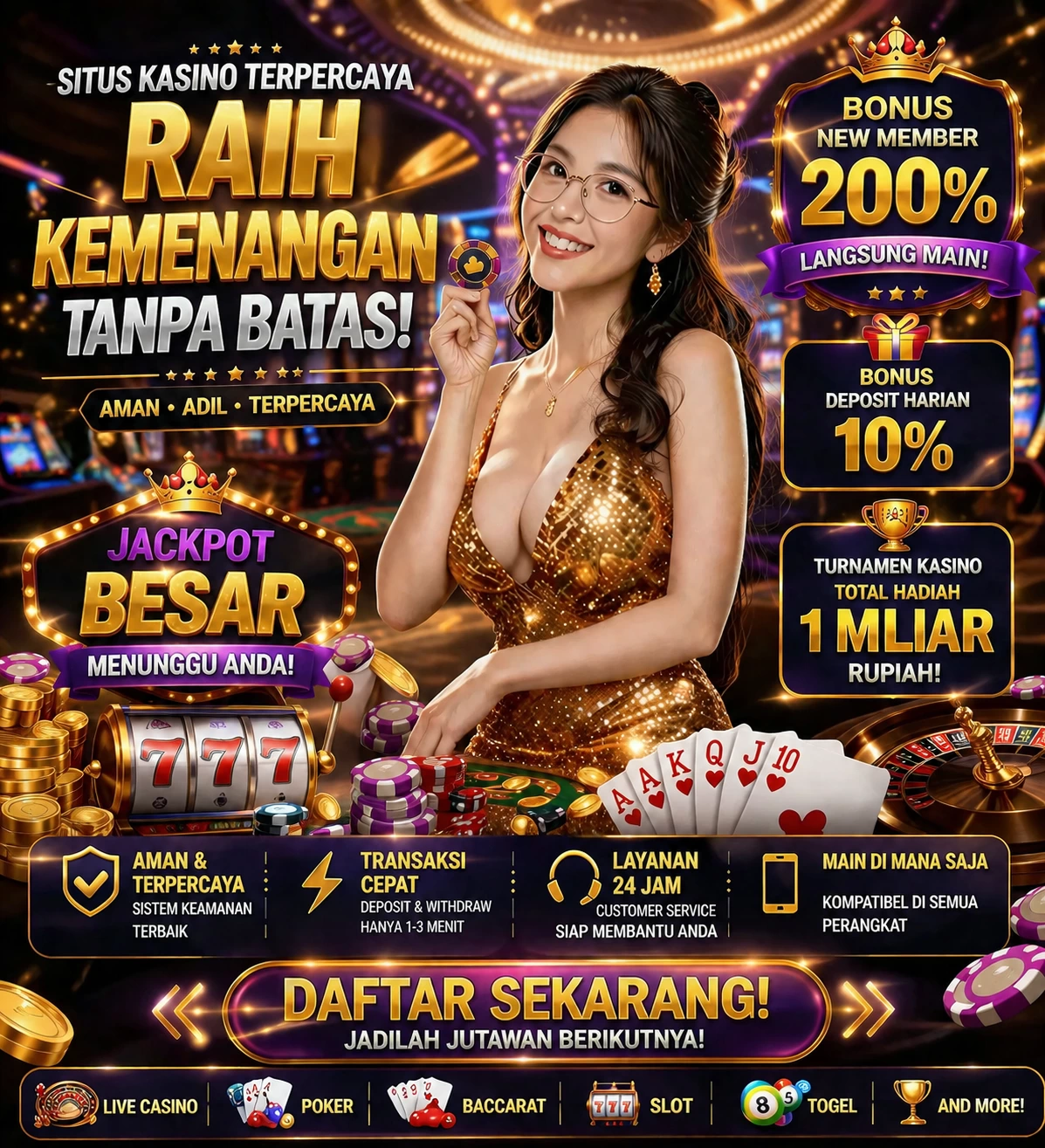 Roleta e blackjack luckslot
